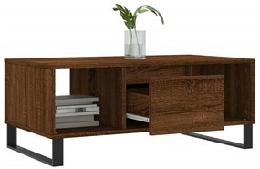 vidaXL Τραπεζάκι Σαλονιού Καφέ Δρυς 90x50x36,5 εκ. Επεξεργασμ. Ξύλο
