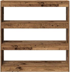 vidaXL Βιβλιοθήκη 3 επιπέδων 100 x 30 x 103 εκ. Επεξεργασμένο Ξύλο