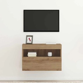 vidaXL Ντουλάπι Τηλεόρασης Τοίχου artisan δρυς 60 x 30 x 40 εκ.