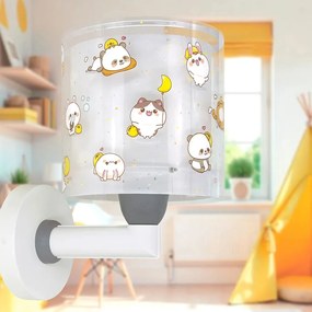 Απλίκα τοίχου Ango Kawaii-Γκρι