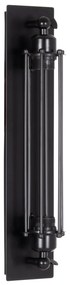 Απλίκα Τοίχου BEACON C4463 Δίφωτη Μέταλλο Μαύρο 10x10x47Υ εκ. 10x10x47 εκ.