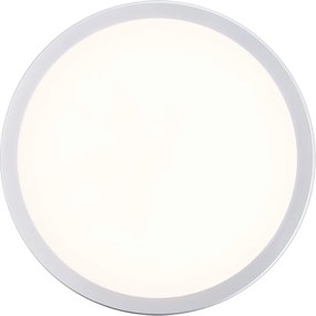 Φωτιστικό Οροφής Brilliant Devora Ασημί Φως LED