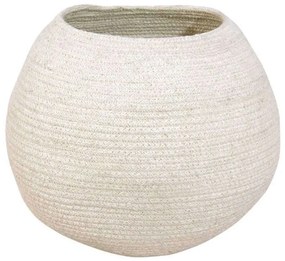 Καλάθι Αποθήκευσης Σφαίρα Bola LOR-BSK-BOLA-IVORY Ivory 30X30X30Cm Lorena Canals 100% Βαμβάκι