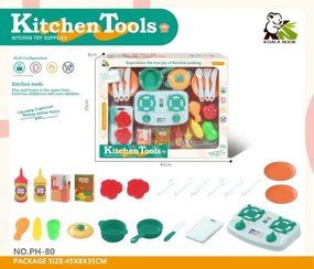 Σετ εστία μαγειρέματος με κουζινικά - 24pcs - PH-80 - 917293