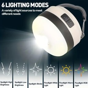 Επαναφορτιζόμενη λάμπα LED - YD2310 - 374516