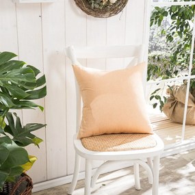 Μαξιλάρι Διακοσμητικό (Με Γέμιση) Laredo 14 Peach Teoran 43X43 Cotton-Polyester