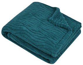 Κουβέρτα Fleece Ημίδιπλη (180x220) S-F Columbia Petrole P3C684006