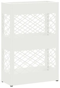 vidaXL Σχέδιο & βάση αποθήκευσης Λευκό 28 x 12 x 41 εκ Μέταλλο
