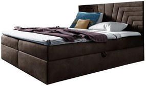 Επενδυμένο κρεβάτι Box 4-Kafe-120 x 200