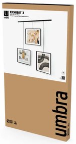 Umbra Exhibit μαύρη μεταλλική πολυκορνίζα 77Χ42εκ.1018090-040