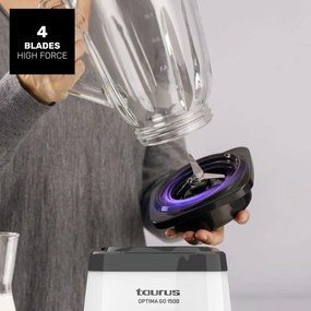 Μπλέντερ Κύπελλο Taurus 912471000 Λευκό Μαύρο 1500 W 1,5 L
