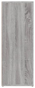 Ντουλάπι Γκρι Sonoma 80x30x80 εκ. από Επεξεργασμένο Ξύλο - Γκρι