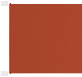 Τέντα Κάθετη Τερακότα 180 x 600 εκ. από Ύφασμα Oxford - Κόκκινο