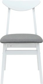 vidaXL Καρέκλες φαγητού 2 pcs Λευκό 42 x 47.5 x 81 εκ