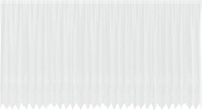 vidaXL Κουρτίνα Δαντέλας με κουρτίνες Λευκό 245 x 750 εκ Πολυεστέρας