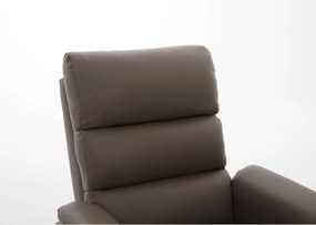 Πολυθρόνα Ανακλινόμενη ArteLibre TALITHA Καφέ PU 79x97x101cm