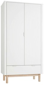 Δίφυλλη ντουλάπα Miloo Λευκή