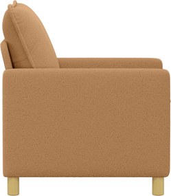 vidaXL Καναπές Μπεζ 76 x 81 x 87,5 εκ Ύφασμα