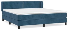 ΚΡΕΒΑΤΙ BOXSPRING ΜΕ ΣΤΡΩΜΑ ΣΚΟΥΡΟ ΜΠΛΕ 180X200 ΕΚ. ΒΕΛΟΥΔΙΝΟ 3127449