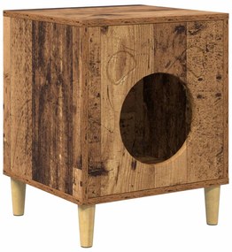 vidaXL Σπίτι Γάτας Παλιό ξύλο 42,5 x 40 x 53 εκ Επεξεργασμένο ξύλο