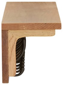 vidaXL Κρεμάστρα Τοίχου 90 x 16 x 16 εκ. από Μασίφ Ξύλο Δρυός