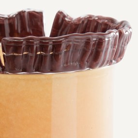 Βάζο από σκαλιστό γυαλί, ύψος 18,5 εκ., Eloria