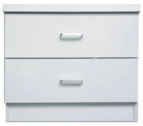 Κομοδίνο Decon  White Ε7393,1 40x40x45cm Μελαμίνη