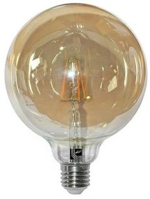 Λαμπτήρας LED E27 6W Γλόμπος Μελί Θερμό 2200k 600lm 13-27125600 Lumen Adeleq 13-27125600 Μελί