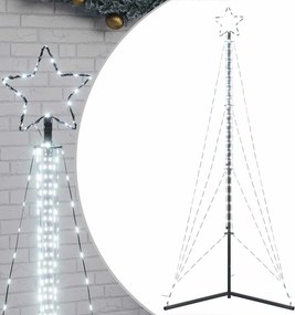 vidaXL Χριστουγεννιάτικο δέντρο LED 483 LED Cold White 240 cm