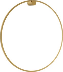 LED Απλίκα Τοίχου Saturno IP44 46W 80cm Χρυσό