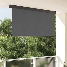 vidaXL Εξωτερικό ρολό Striped Ανθρακί 200 x 250 εκ. ύφασμα