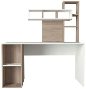 Γραφείο Coral 731WAT3812 140x60x153,8cm White-Cordoba