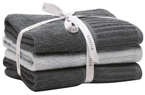 Πετσέτες Προσώπου (Σετ 3τμχ) Kentia Versus Vance 360gsm Γκρι