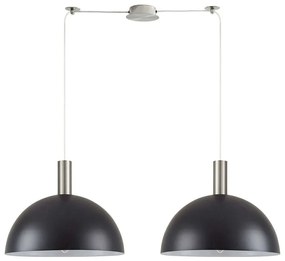 Φωτιστικό Οροφής Adept Tube 77-8409 100x40x300cm 2xE27 60W Nickel-Black Homelighting