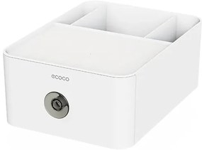 ECOCO θήκη οργάνωσης E2334, επιτραπέζια, 28x21x11cm, λευκή