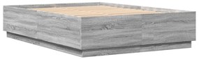 Πλαίσιο Κρεβατιού Γκρι Sonoma 120x200 εκ. Επεξεργασμένο Ξύλο 3209714