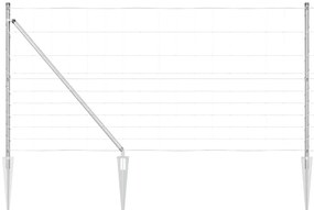 vidaXL Στύλος Περιφράξεων Γαλβανισμένο 50 x 1,2 m Ατσάλι