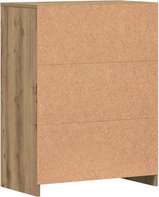 vidaXL Ντουλάπι Μπάνιου Αρτισιανή Δρυς 60x33x80 εκ. Επεξ. Ξύλο