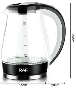 RAF Ηλεκτρικός βραστήρας 2.0L 2200W R.7820 - Electric Kettle