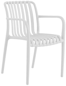 Πολυθρόνα Στοιβαζόμενη Moda-N Ε3800,1Ν 56x57x81cm White