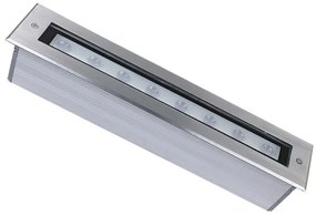 Ενδοδαπέδιο Φωτιστικό LED 9W IP67 3000K Χρώμιο E366 Zambelis-E366-Χρώμιο E366