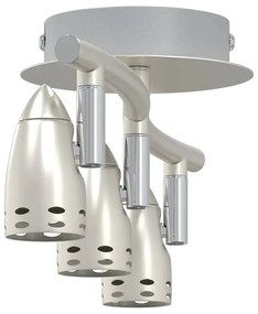 vidaXL Σποτ οροφής Ματ νικέλ 36.5 x 10 x 12.5 εκ Ατσάλι