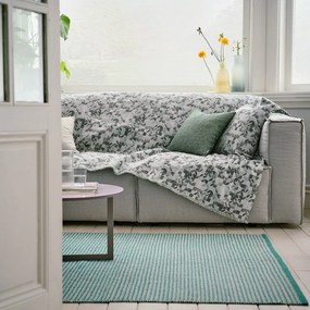 Ριχτάρι Leaf Puzzle 264/11 Aqua Gofis Home Διθέσιο 180x250cm Cotton-Polyester