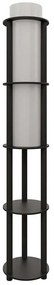 Φωτιστικό Δαπέδου Με Ραφάκια 666PTR1113 24x25x150cm 1xE27 40W Black Opviq