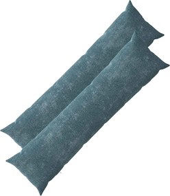 vidaXL Κάλυμμα Μαξιλαριού 2 τμχ. HEERLEN Μπλε 40 x 145 cm