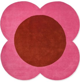 Χαλί Flower Spot 158400 Pink-Red Round Orla Kiely 150X150cm Round