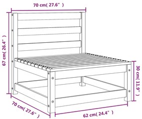 ΚΑΝΑΠΕΔΕΣ ΚΗΠΟΥ ΧΩΡ. ΜΠΡΑΤΣΑ 2ΤΕΜ ΛΕΥΚΟΙ 70X70X67ΕΚ ΜΑΣΙΦ ΠΕΥΚΟ 837922