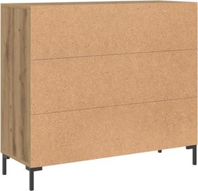 vidaXL Ντουλάπι Αρτισιανή Δρυς 90 x 34 x 80 εκ. από Επεξεργασμένο Ξύλο