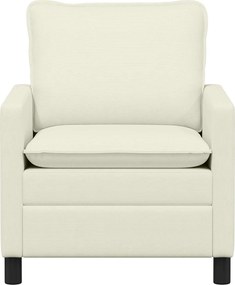vidaXL Καναπές Κρεμ 76 x 81 x 87,5 εκ Ύφασμα