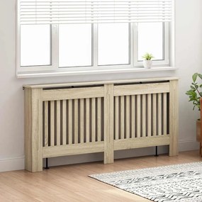 vidaXL Κάλυμμα Καλοριφέρ 172 x 19 x 81 εκ. από Επεξεργασμένο Ξύλο